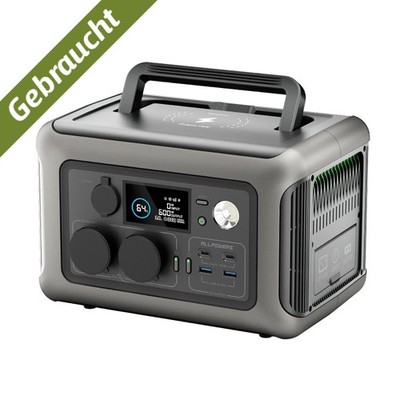 ALLPOWERS Solargenerator R600, 299Wh LiFePO4 Batterie für Garten Reise Camping