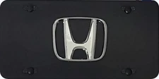 hONDA  3d Chrome  logo License Plate + Frame  & Clear lens