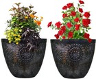 Indoor Outdoor Garden Planter 2 Pack Chengdu Plant Pots for Flowers and Plants