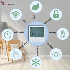 WiFi Programmable Thermostat for Radiant Floor Heating 120V/240V Open Box NEW  