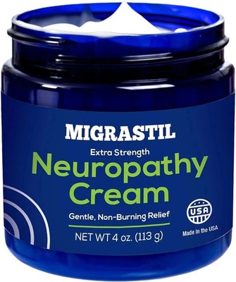 Migrastil Extra Strength Neuropathy Nerve Pain Relief Cream 4 oz Free Shiipping!