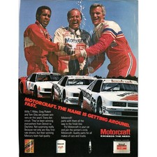 Motorcraft Willy T. Gibbs Greg Pickett Tom Gloy Trans-Am Racing 1984 Ad AF8-4