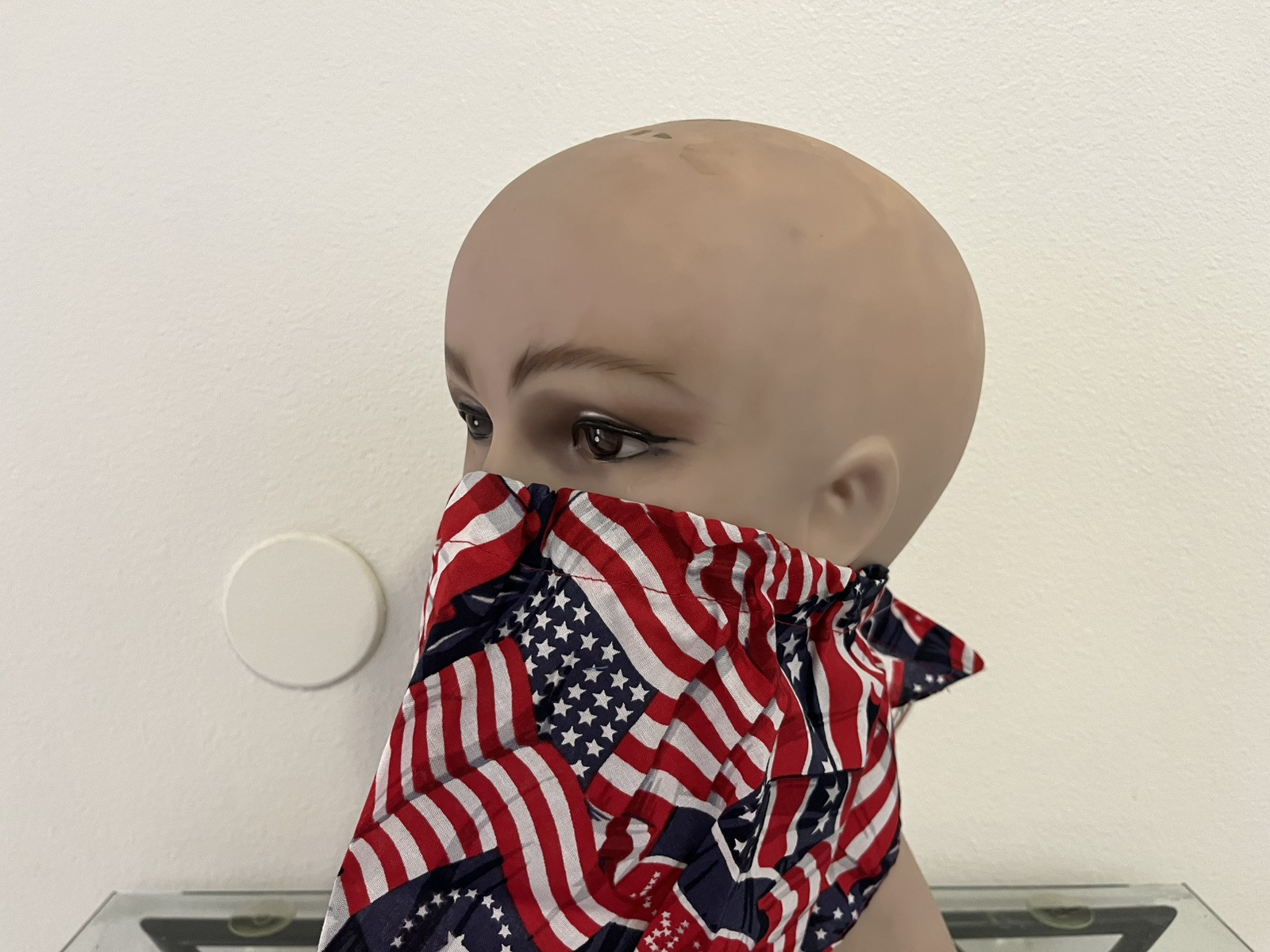 3 In 1 Bandana Mask Head Wrap Neck Scarf Mouth Cover Cotton Handkerchief