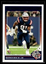 2024 Score Deatrich Wise Jr. New England Patriots #193