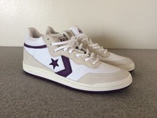 Converse Fastbreak Pro Suede Nylon Mid Purple White Men's Shoes A08854C