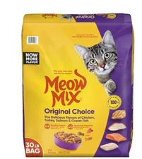 Meow Mix Original Choice Dry Cat Food, 30 Lb Bag