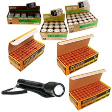 226PC Heavy Duty Batteries Kit Sizes 9V, AAA, AA, D, C Plus 140 LUMEN FLASHLIGHT 0.57 per gallon