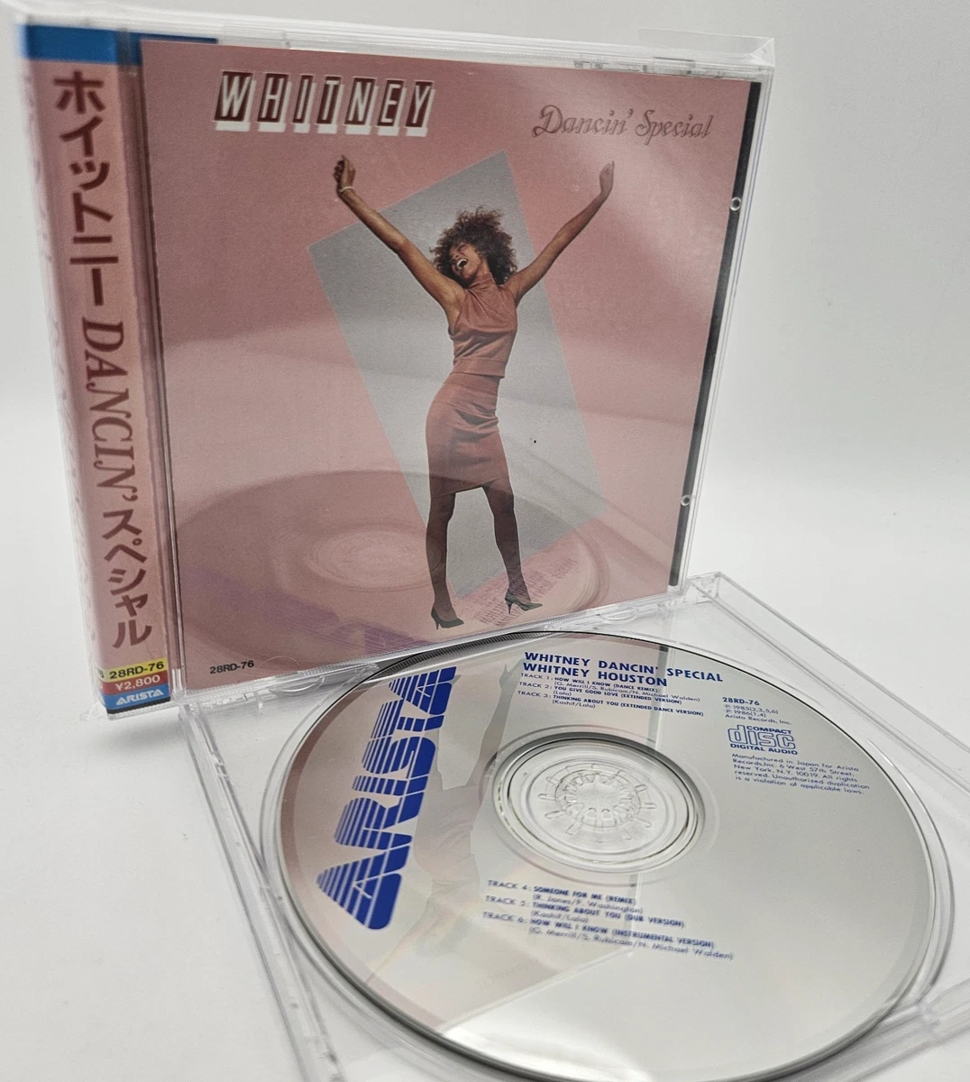 WHITNEY HOUSTON Dancin' Special Japan Exclusive 1st Press CD 28RD-76 w/OBI 1986
