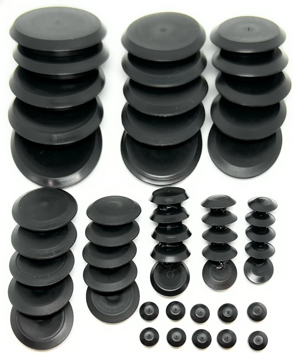 50-Piece Plastic Plug Set - Auto Body Plugs for Round Holes - Sheet Metal & H... - Picture 1 of 1