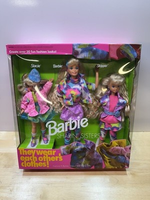 Barbie Sharin' Sisters – 1991 – Mattel – Édition Collector – Fabriquée En Malaisie – NEUVE