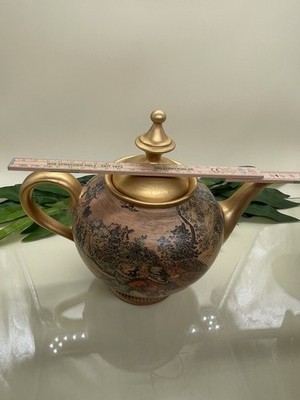Vintage Decoro Giotto Italy Florentine  Zuckertopf Keramik Handarbeit Top