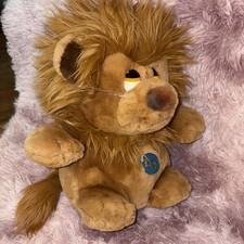Vintage 1982 LUDICROUS LION plush stuffed animal lion doll 12 " toy Dakin  Co