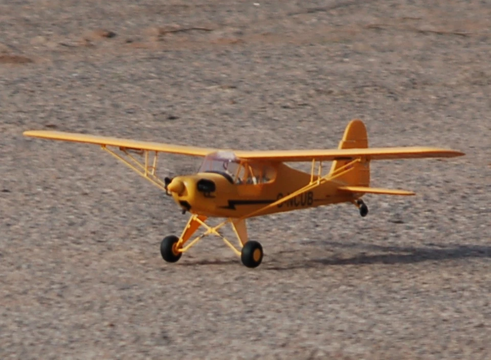 RC Piper J3 RTF 650mm Komplettset 5Kanal 2,4 GHz 2S LiPo Gyro BL-Motor 3D 6G - Bild 3 von 4