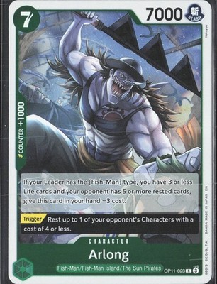 Arlong OP11-023 A Fist of Divine Speed Foil Rare