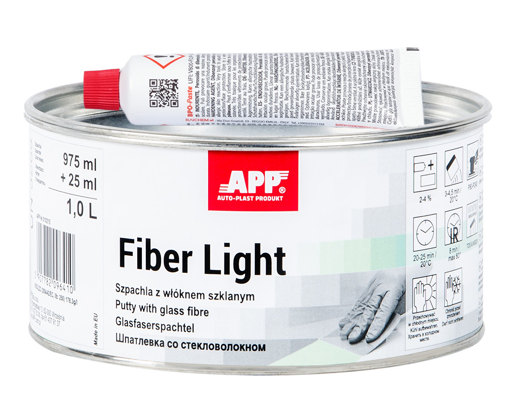 Mastic fibre LIGHT choucroute APP 1L mastic polyester armé