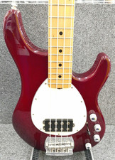 Music Man USA Sterling Bass Candy Apple Red