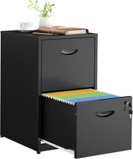 2 Drawer File Cabinets Metal Office File Cabinet with Lock