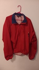 Men's Patagonia Velocity Shell Windbreaker Jacket Red/Blue Size XL