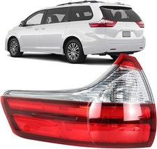 Left Side Outer Tail Light Assembly Replacement for Toyota Sienna Base/L..