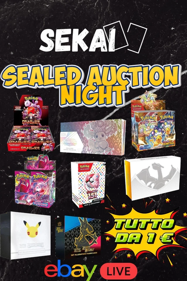 💎SEALED AUCTION NIGHT💎 | Booster Box & Exclusive Products