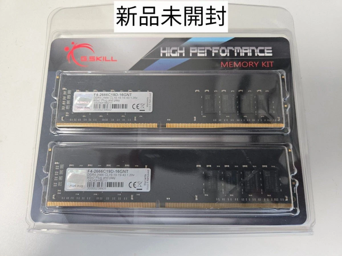 G. SKILL Computer PC4-21300 (DDR4-2666) Bus Speed RAM 288 Pins for