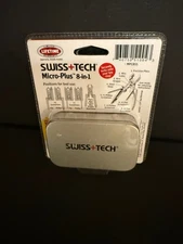 Swiss+Tech Micro-Tech 6-in-1 Stainless Multi Tool  Pliers EDC Compact