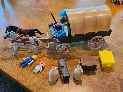 Vintage Playmobil 3278 Covered Wagon Western. No Box