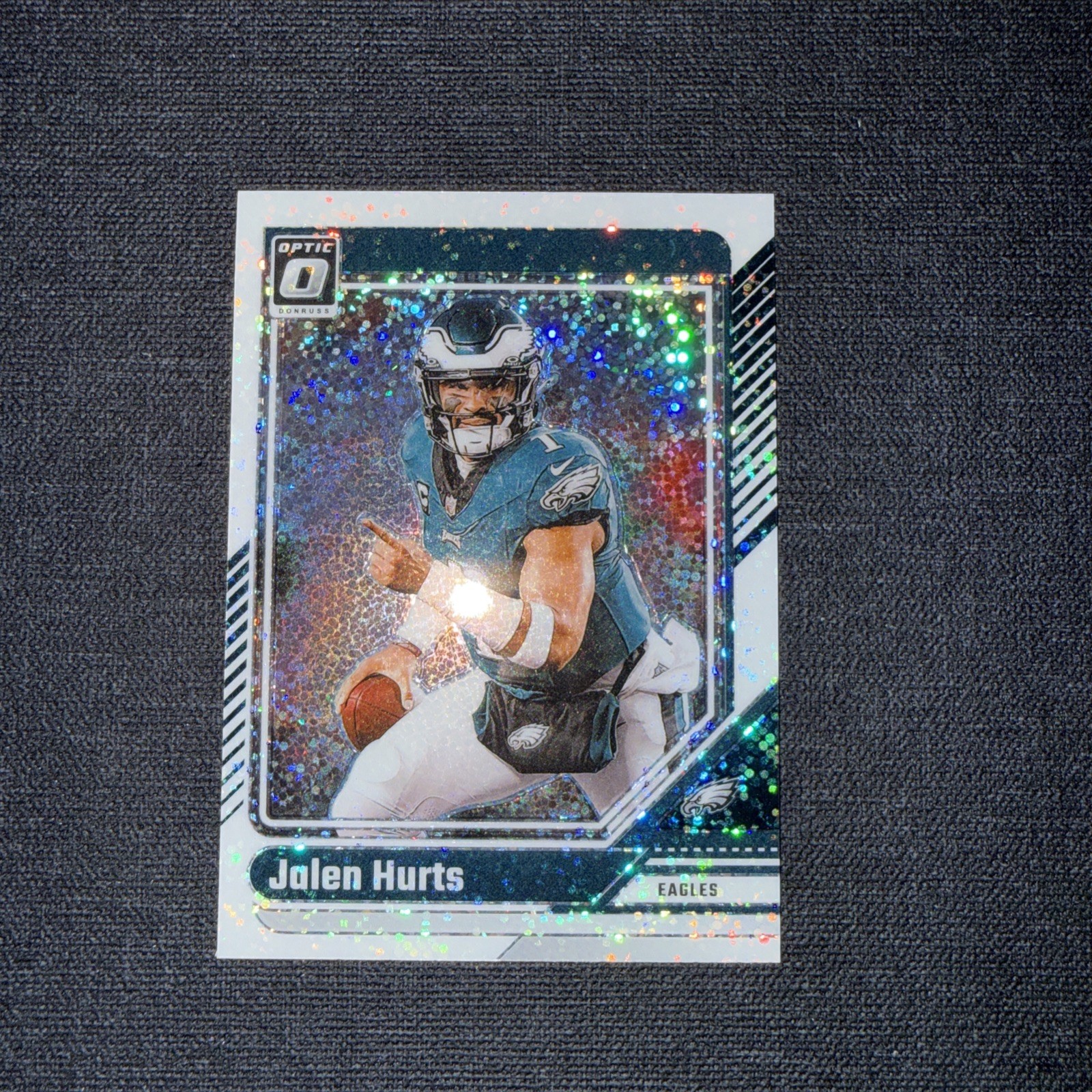 2024 Donruss Optic Jalen Hurts White Sparkle SSP Eagles #158