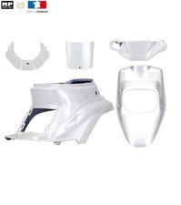 Kit Carénage Carosserie 5 Coques Blanc Métal MBK Booster 50 2t  1999-2003