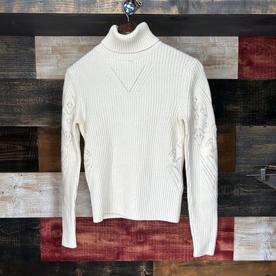 Ba&sh Bash Ba Sh Knit Sweater Chunky Turtleneck Size 3 Cream
