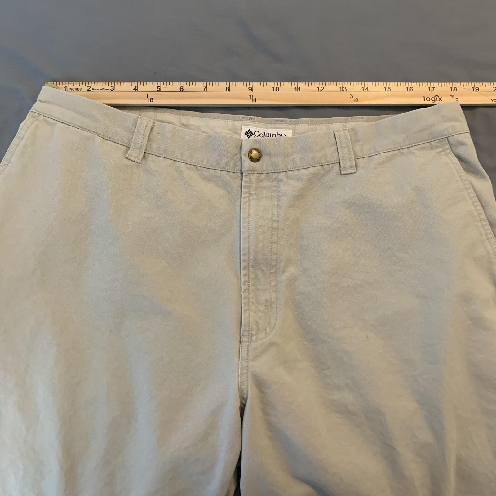 Columbia Pants Mens 38x30 Khaki Chino Cotton Utility Pocket Outdoor AM8142 thumbnail 3