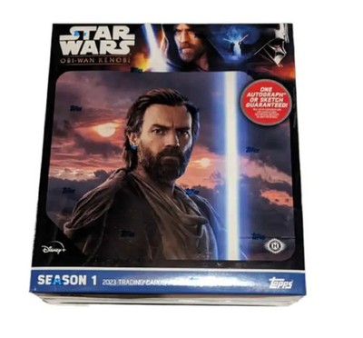 2023 TOPPS STAR WARS OBI-WAN KENOBI COLLECTOR'S HOBBY BOX (2 TINS PER BOX) RARE