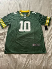 Jordan Love Green Bay Packers #10 Green Jersey Men’s Medium Stitched. NWT