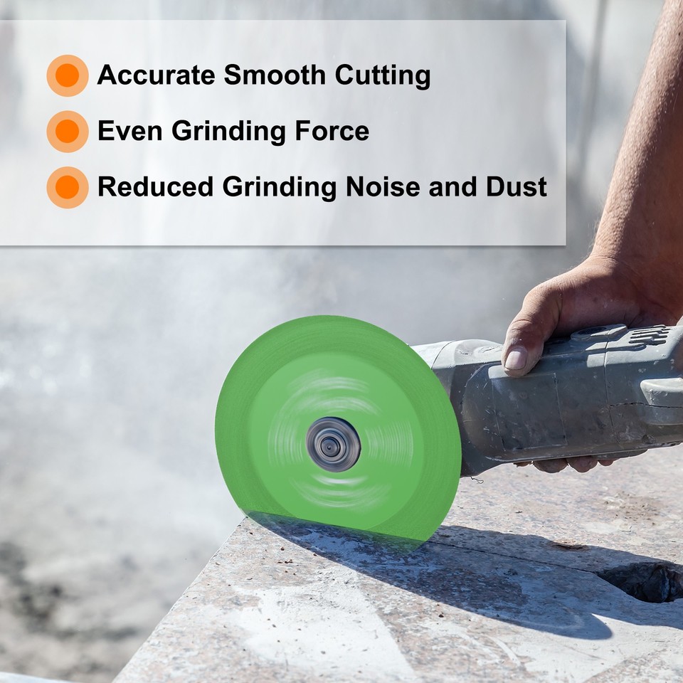 10-Pack 4.5" Glass Cutting Discs - Ultra Thin Diamond Blades For Angle Grinders