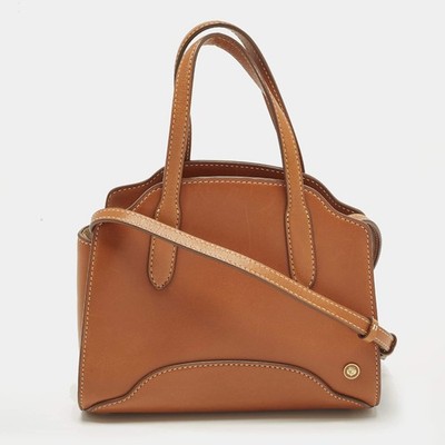 Loro Piana Sesia Micro Brown Leather Tote | eBay