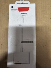 New Genuine Apple Lightning Digital AV Adapter MD826AM/A HDMI to Lightning