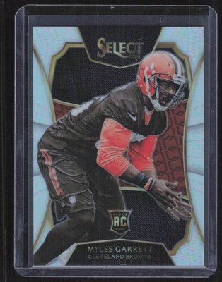 2016 Panini Select #21 Myles Garrett 2017 XRC Prizm Exchange