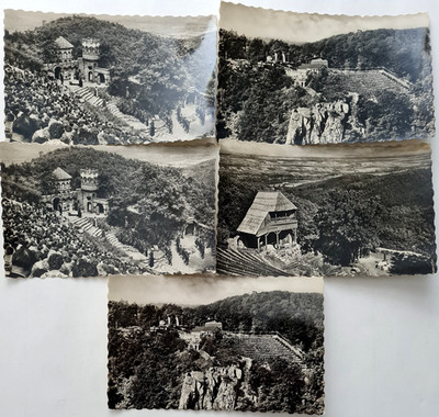 DDR Postkarten Lot 5 x THALE Harz Harzer Berg-Theater alte Ansichtskarten ~1957