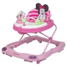 Minnie Mouse Baby Walker And Activity Center With Pink Glitter Music And Lights