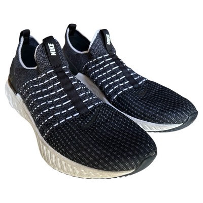 Nike Sneaker React Phantom Mens 11 Run FK Flying Oreo Black Grey CJ0277-003