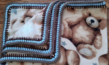 Fleece Baby Lap Fur Blanket Teddy Bears Soft 31 X 40