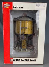 HO Cornerstone Built-ups Wood Water Tower, Yellow Ochre NIB HO7691