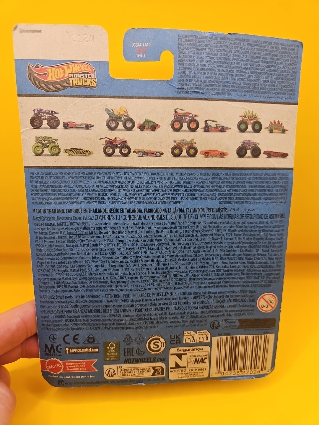 Hot Wheels - Monster Trucks Rodger Dodger And Crushed Coupe (BBHWN37) image 3