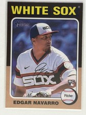2024 Topps Heritage #362 Edgar Navarro Rookie Chicago White Sox