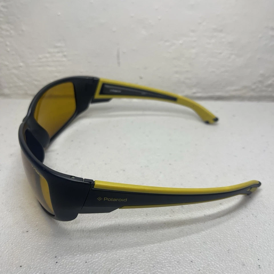 Polaroid Sunglasses Mens Tinted Yellow and Black Clean Frames Only Polarized - Image 4 of 4