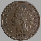 VF 1878 Indian Head Cent *VISiCi*