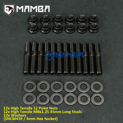 Nickel Turbo Exhaust Manifold Stud For Ford Fiesta MK5 KA Escort Orion HCS 1.3