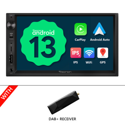 Android 13 Autoradio mit Navi Navigation Bluetooth DAB+ Doppel 2 DIN 7 Zoll WiFi