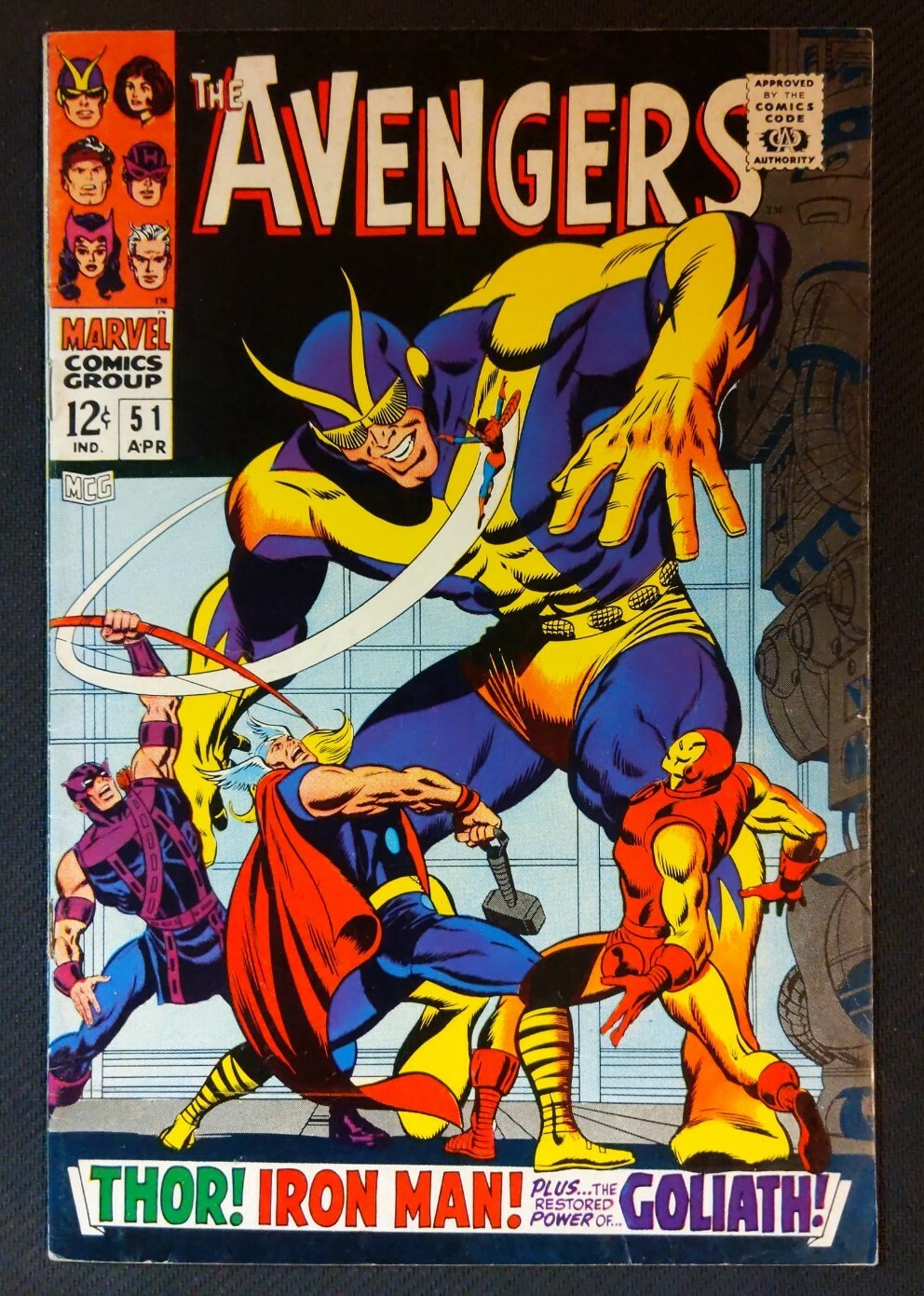 The Avengers #51 Marvel Comics Volume 1 1968 Silver Age FN-VF | eBay