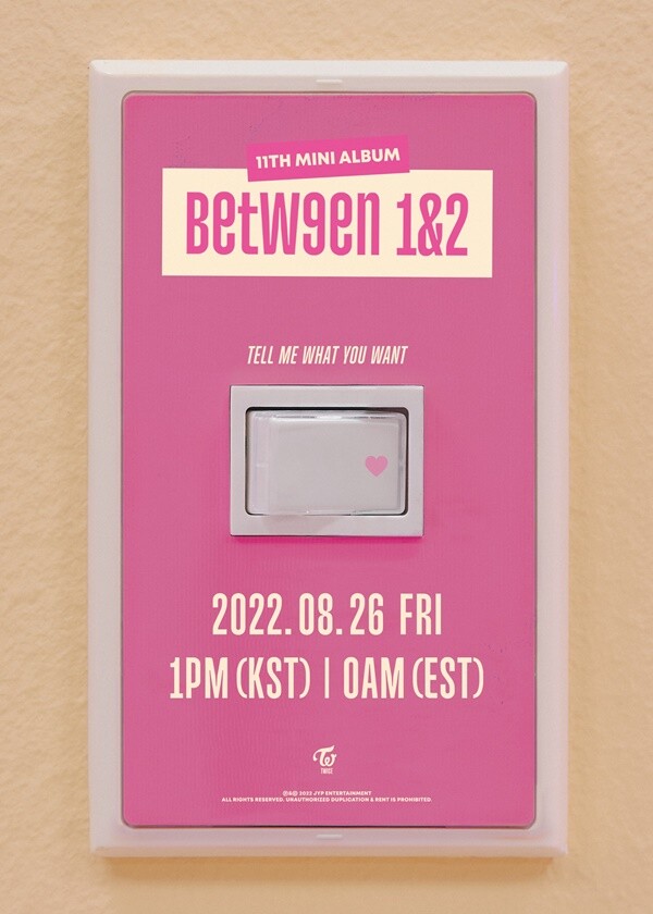 TWICE BETWEEN 1&2 11th Mini Album CD+Poster+PhotoBook+Cards+